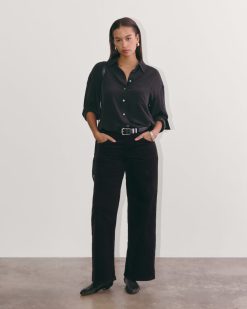 The Mid-Way Pant in Corduroy | Black