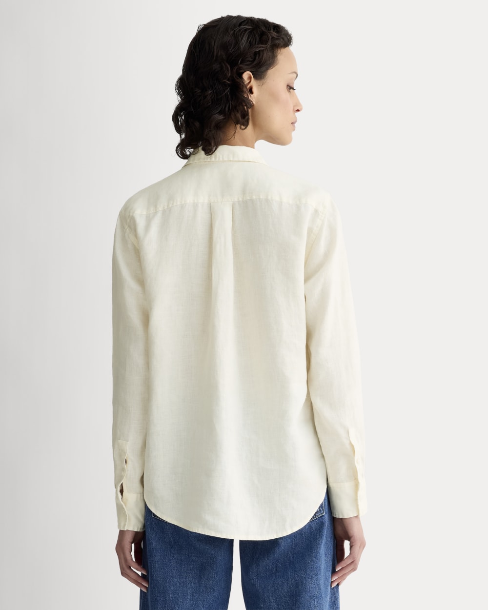 The Must-Have Shirt in Linen | Bone - Image 5