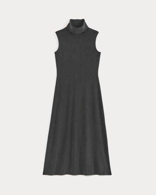 Alternative view of The Madison Dress in Butterknit | Black