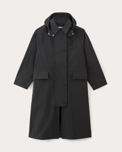 Alternative view of The Oversized Anorak | Black