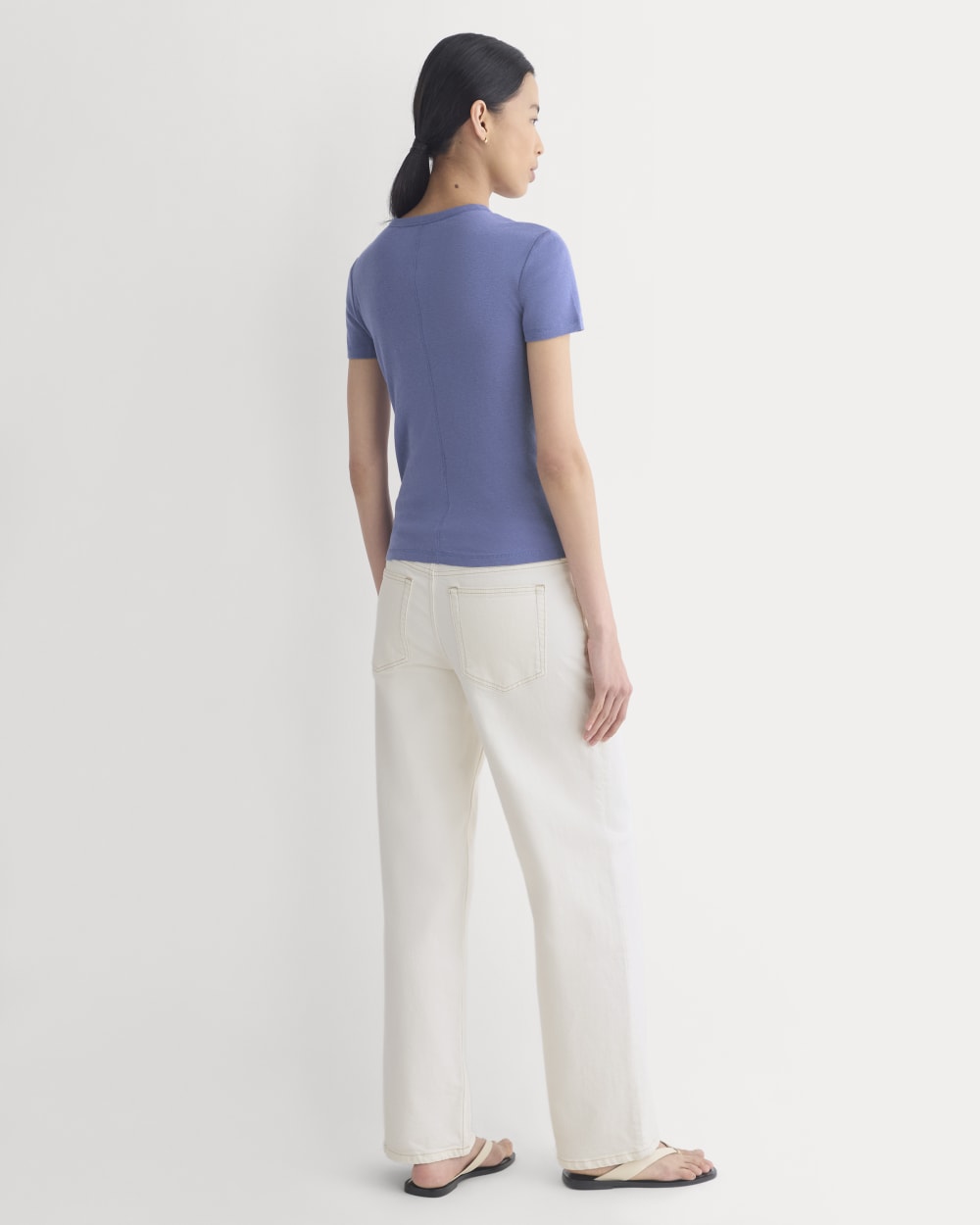 Tissue Short-Sleeve Crew | Blue Dusk - Image 5