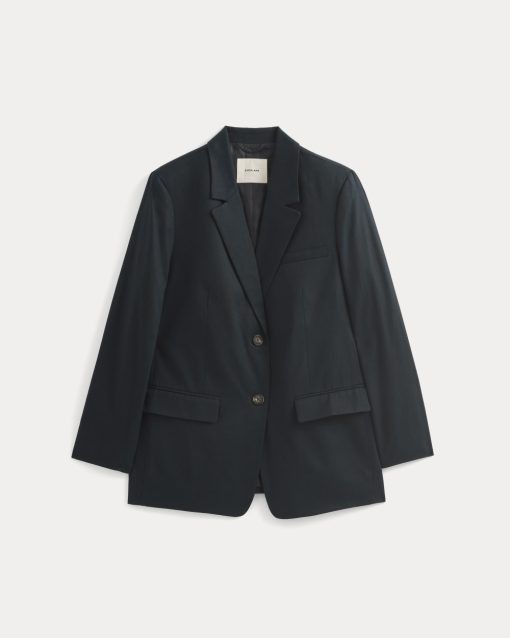 Alternative view of The Oversized Blazer in Buttersmooth | Navy