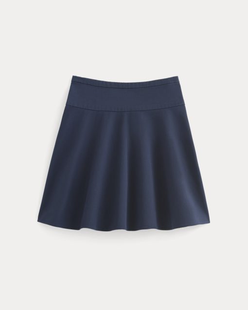 Alternative view of The Circle Mini Skirt | Navy