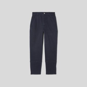 Alternative view of The Utility Barrel Pant |  Navy  | Regular