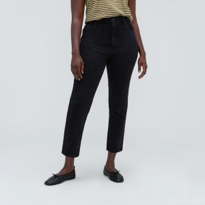 Alternative view of The Cheeky Hourglass Jean | Coal | 28.5 Inseam