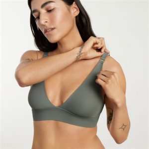 Alternative view of The Invisible Bra | Pewter Green