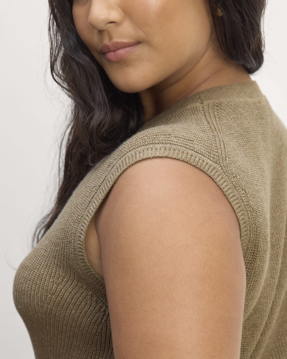 The Midi Dress in Everyday Cotton | Heather Taupe - Image 5
