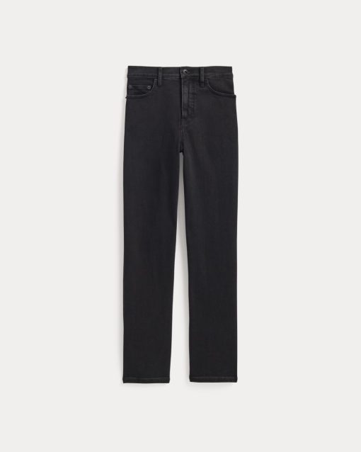 Alternative view of The High-Key Stovepipe Jean | Washed Black