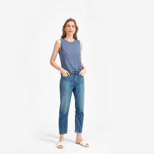Alternative view of The Super-Soft Relaxed Jean | Mid Blue