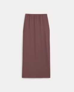 Alternative view of Maxi Skirt in Butterknit | Henna Red
