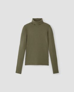 Alternative view of The Luxe Rib Turtleneck | Kalamata