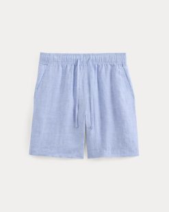 Alternative view of Linen Easy Short | Light Blue