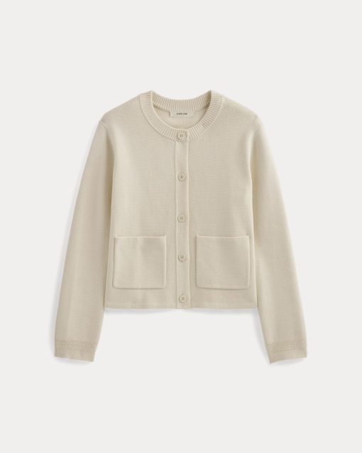 Alternative view of The Crew Cardigan in Everyday Cotton | Canvas