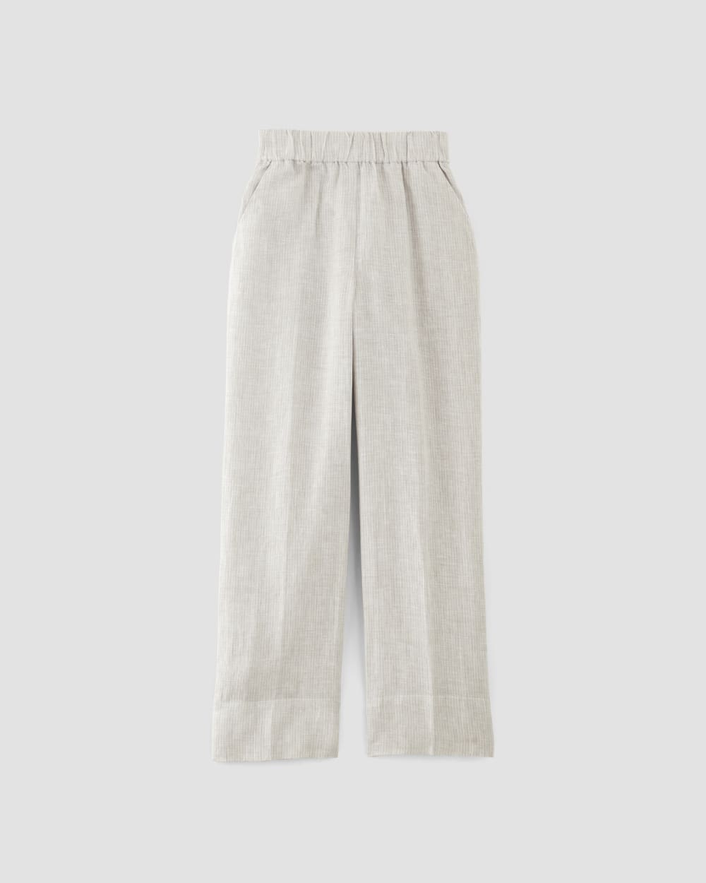 The Linen Easy Pant | Stone / White - Image 2
