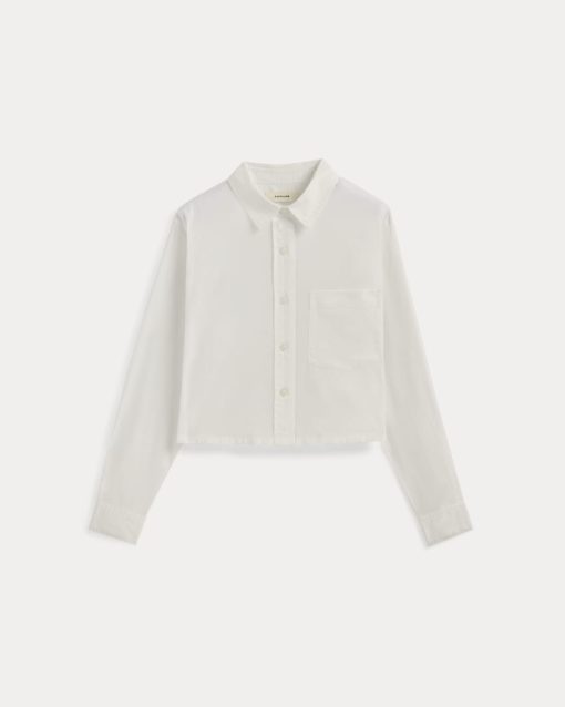 Alternative view of The Way-Short Shirt in Silky Cotton | White