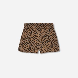 Alternative view of The Poplin Boxer Short | Tiger Stripe Toasted Coconut