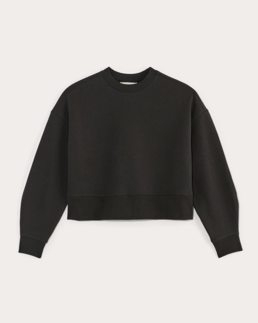 Alternative view of Luxe Fleece Sweatshirt | Black
