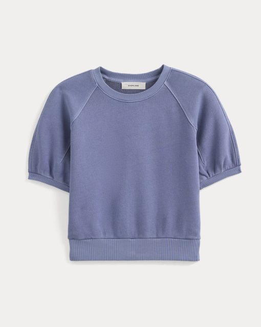 Alternative view of Lightweight Terry Blouson Short-Sleeve Crew | Velvet Morning