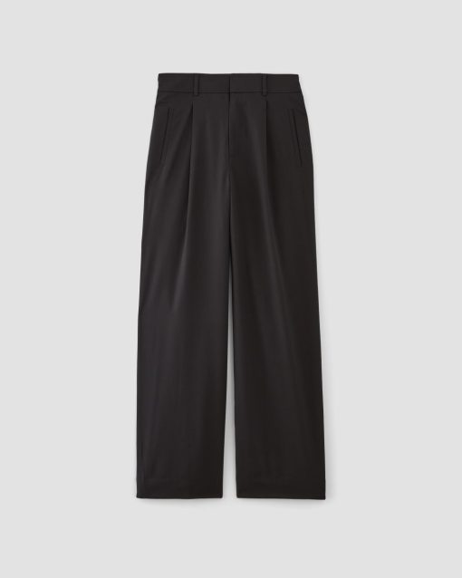 Alternative view of The Italian Wool Way-High® Drape Pant | Black