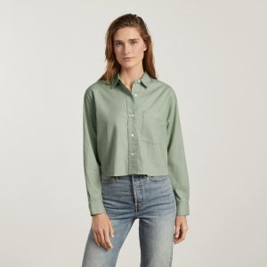 Alternative view of The Way-Short Shirt in Silky Cotton | Laurel