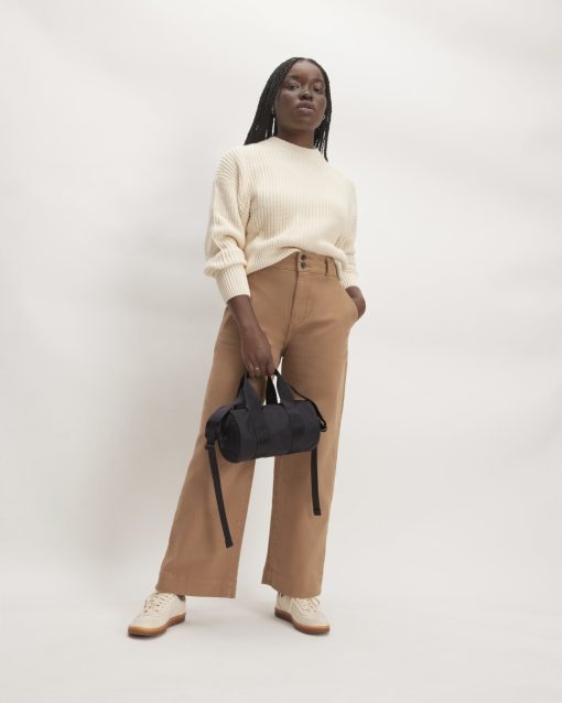 Alternative view of The Recycled Nylon Crossbody | Black