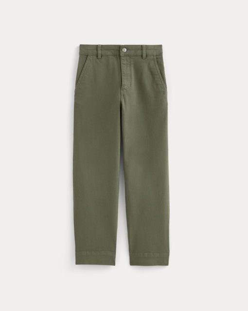 Alternative view of The Utility Straight-Leg Pant | Kalamata | 26.5 Inseam