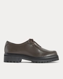 Leather Lug Chukka | Deep Brown