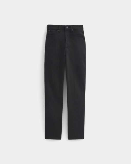 Alternative view of High-Rise Cigarette Jean | Black