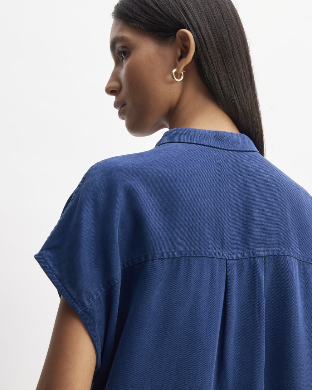The TENCEL™ Easy Workwear Dress | Bellwether Blue - Image 5