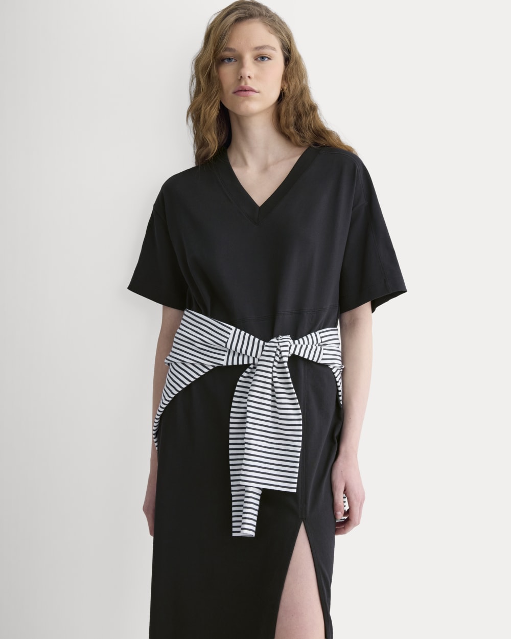 Weekend Tee Midi Dress | Black - Image 4