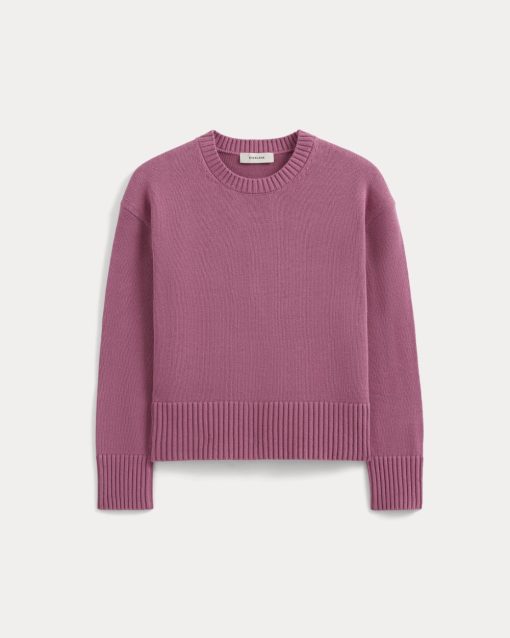 Alternative view of The Boxy Sweater in Everyday Cotton | Heather Rose