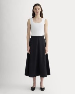 The Form Square-Neck Bodysuit | White