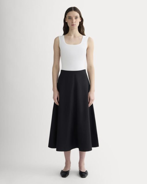The Form Square-Neck Bodysuit | White