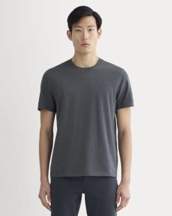 The Essential Organic Crew | Heather Deep Navy