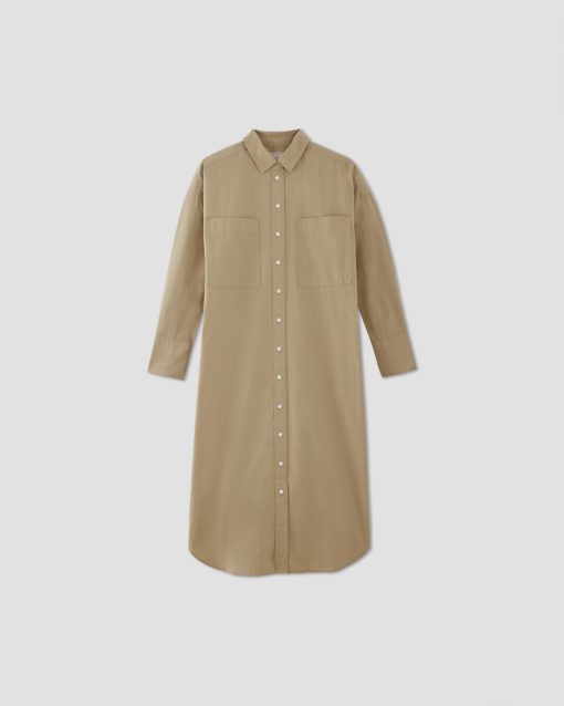 Alternative view of The Midi Cotton Shirt Dress | Cornstalk