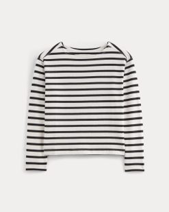 Alternative view of The Mariner Tee | Bone / Black