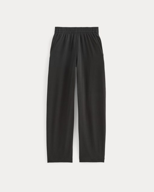 Alternative view of The Off-Duty Barrel Pant | Black