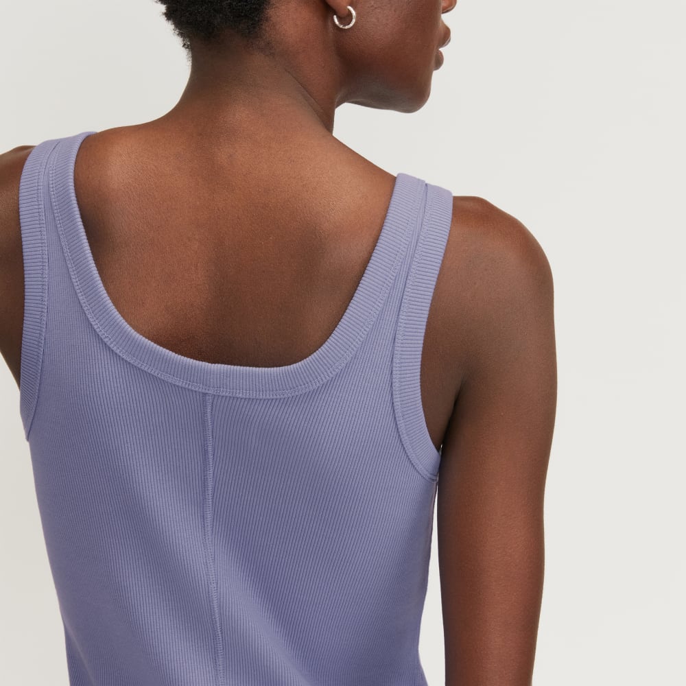 The '90s Rib Dress | Cornflower Blue - Image 5