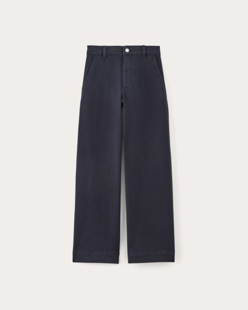 Alternative view of The Utility Wide-Leg Pant | Navy