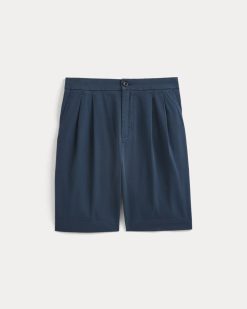 Alternative view of Pleated Easy Short | Midnight Navy