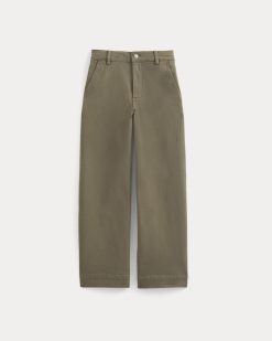 Alternative view of The Utility Wide-Leg Pant | Taupe