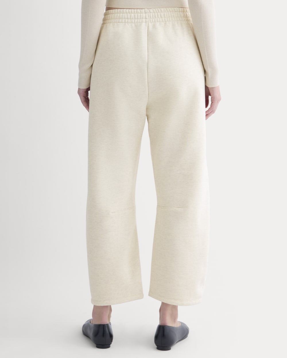Luxe Fleece Barrel Sweatpant | Heathered Oat - Image 5
