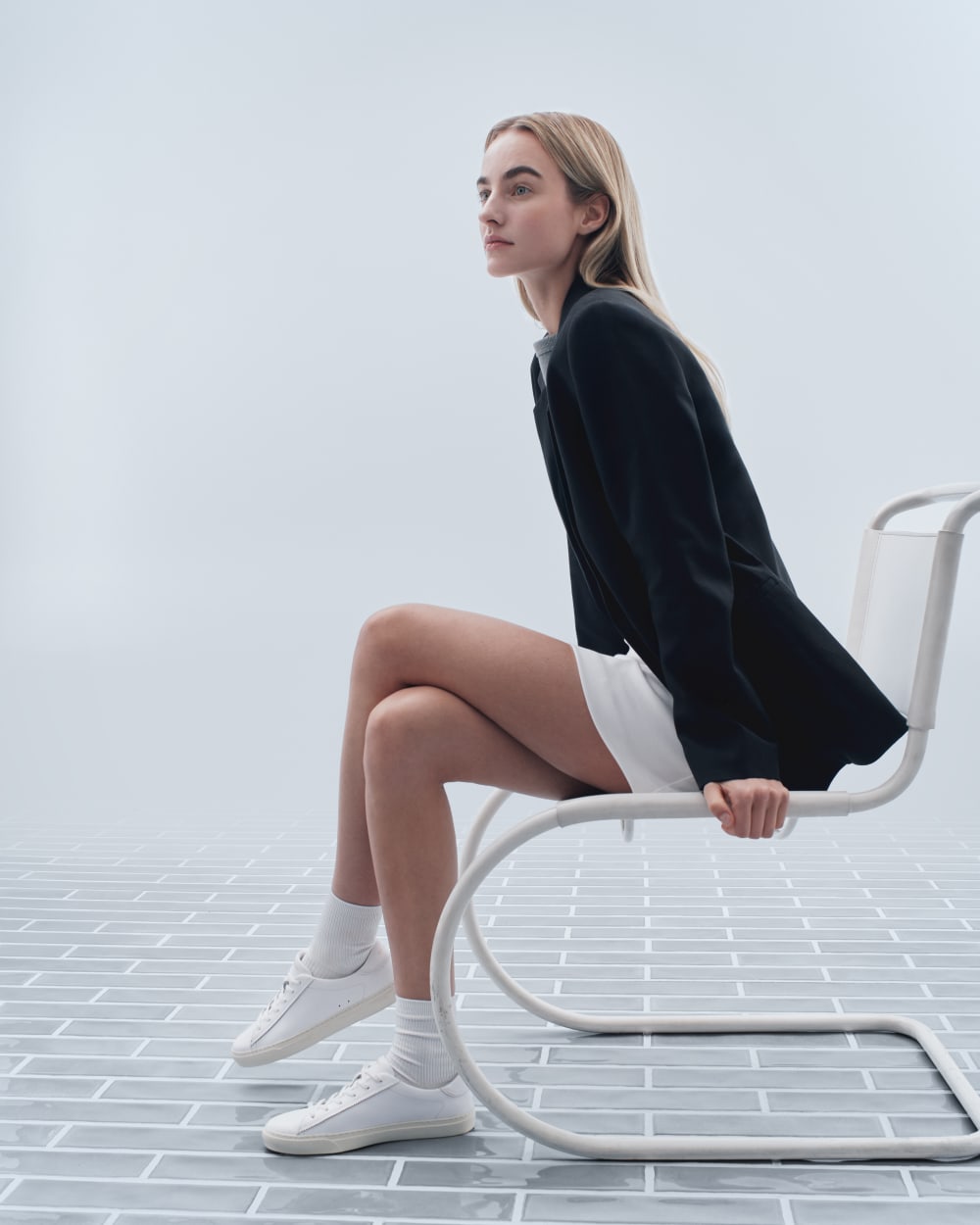 The Relaxed Blazer in Buttersmooth | Black - Image 8
