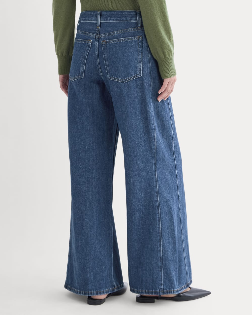 Paneled Ultra Wide-Leg Jean | Tungsten Blue Stone - Image 5
