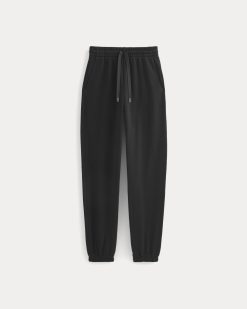 Alternative view of Lightweight Terry Jogger | Black