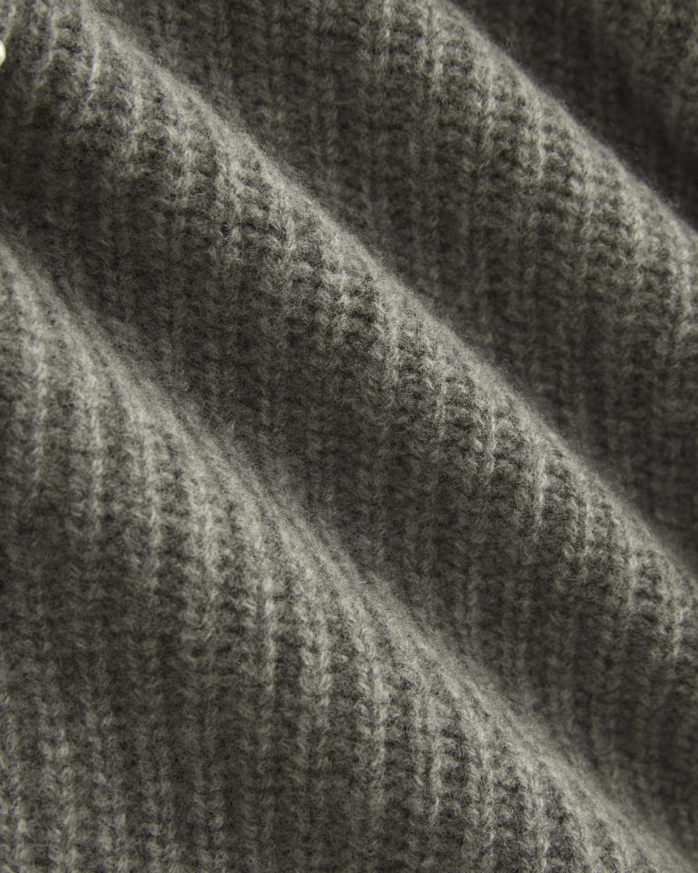 The Half-Zip Sweater in Luxe Merino | Heathered Grey - Image 6