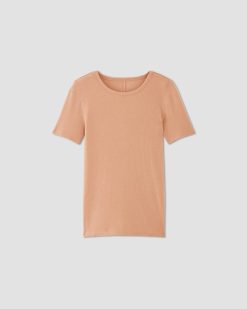 Alternative view of The Luxe Rib Crew | Blush Pink