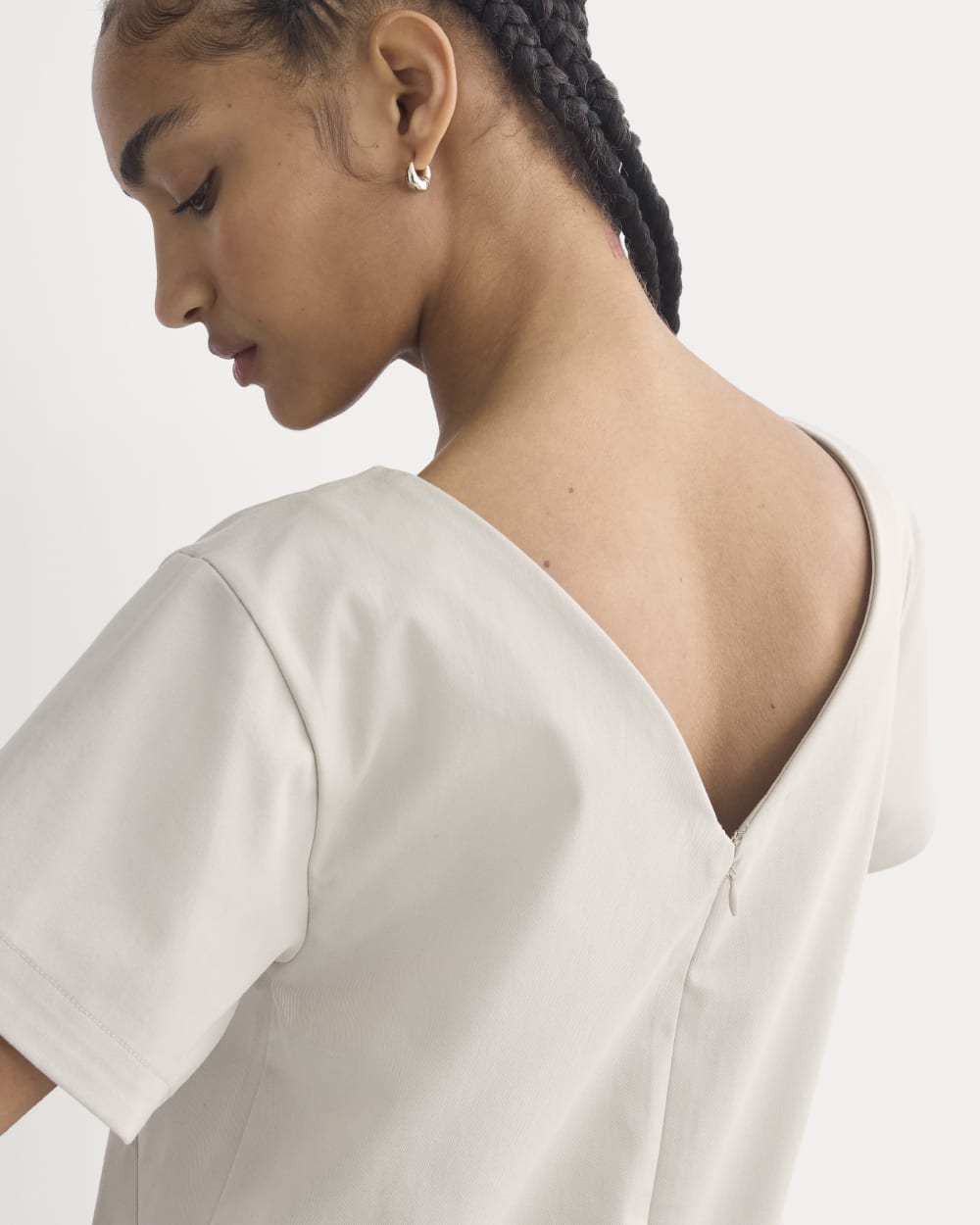 Boatneck Mini Dress | Peyote - Image 4