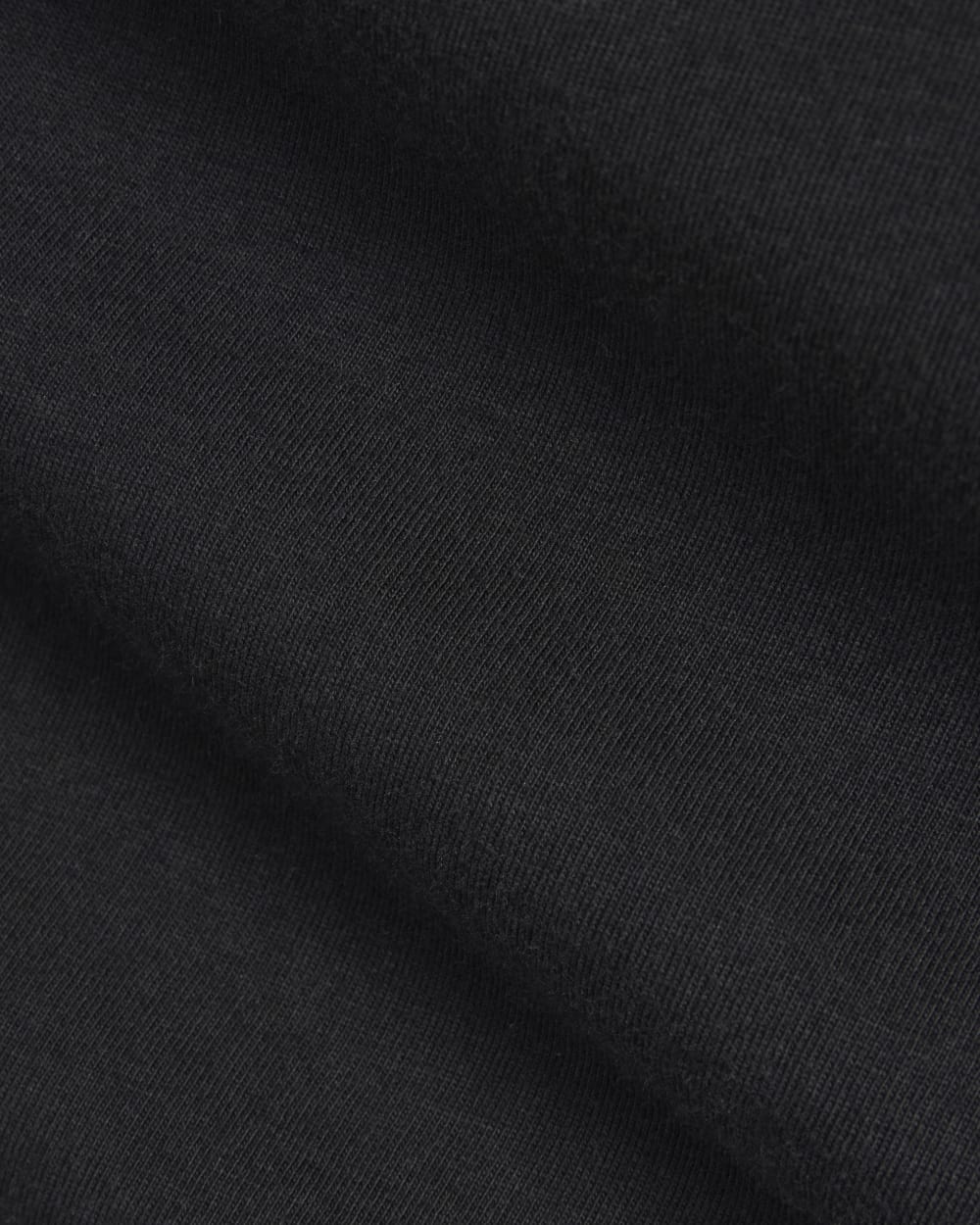 The Slim Long-Sleeve Crew in Essential Cotton | Black - Image 5