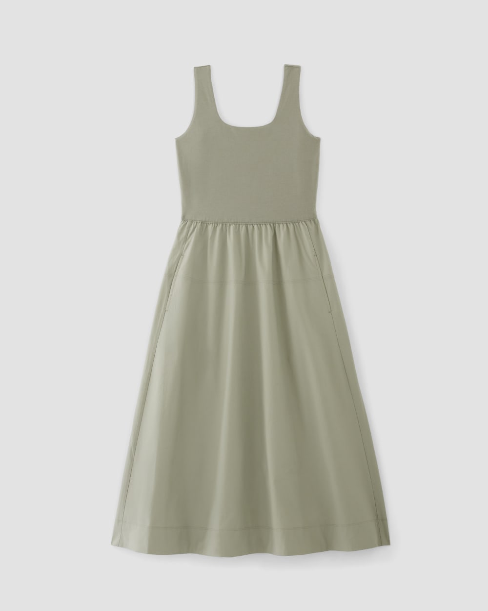 The Supima® Jersey Riviera Dress | Sage Green - Image 2